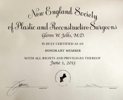 Honorary Member, New England Society of Plastic and Reconstructive Surgeons