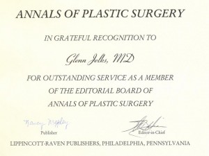 Editor, Annals of Plastic Surgery
